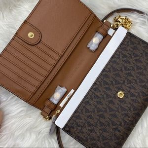 Michael Kors jet set phone holder wallet Xbody bag